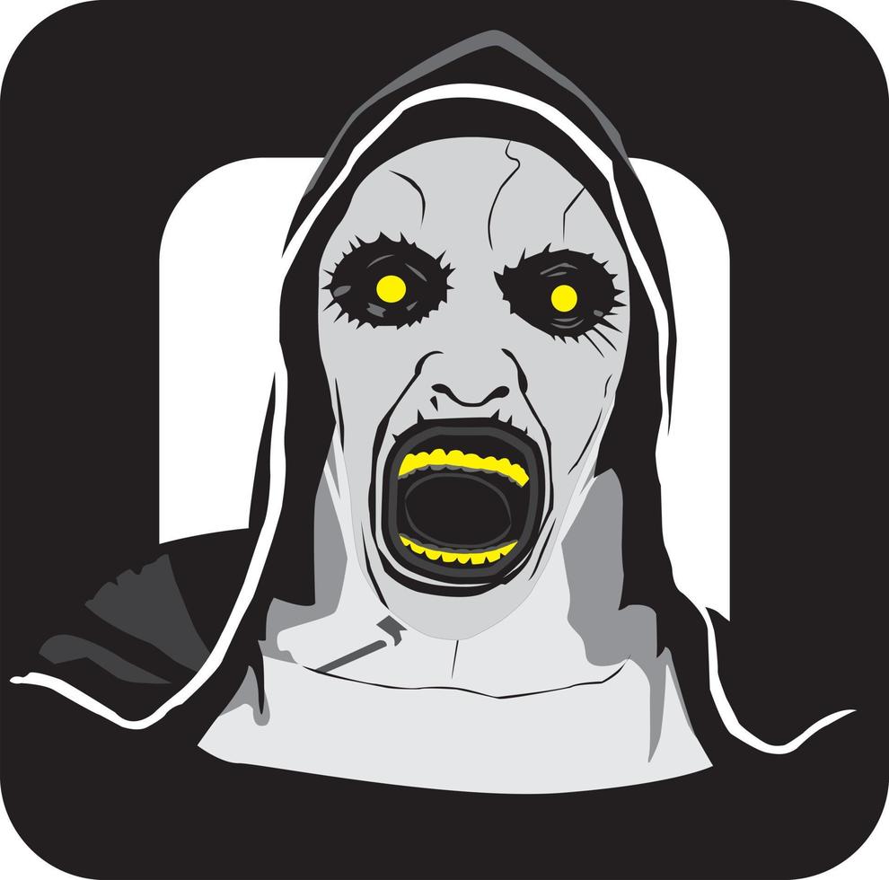 Ghost sticker for halloween vector