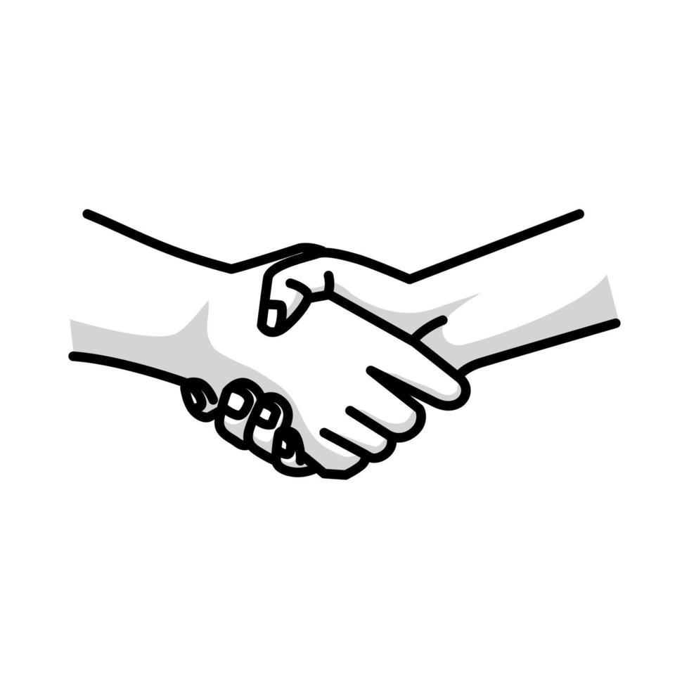 Handshake icon. Handshake vector. Handshake design illustration. Handshake sign. vector