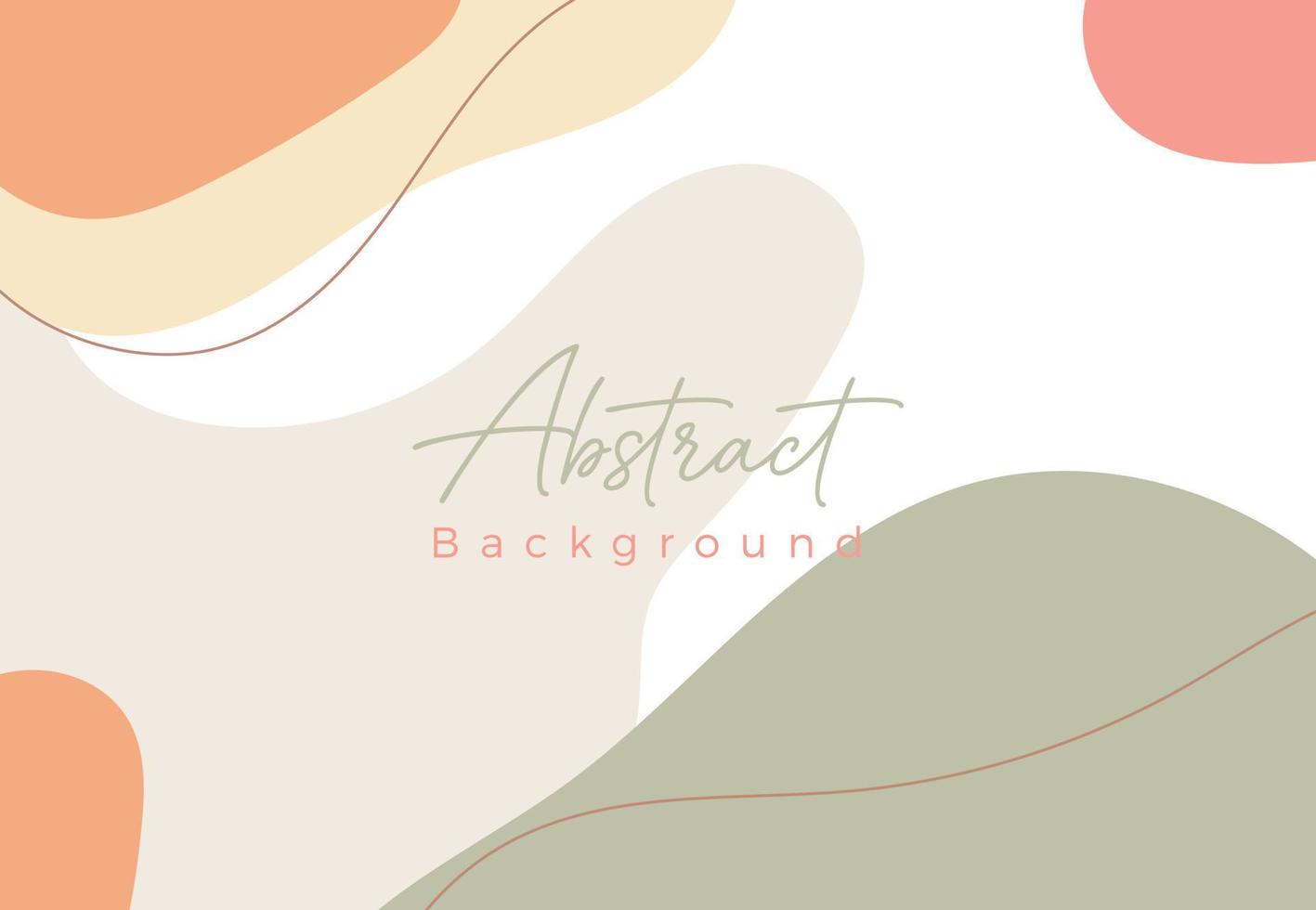 Natural Background Template vector