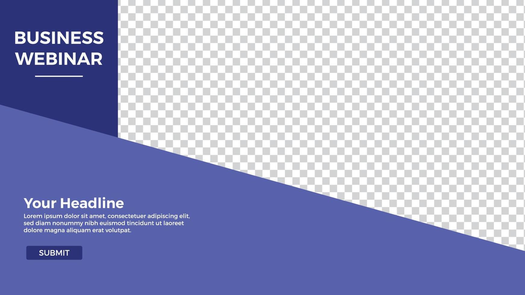 Webinar Background Design vector