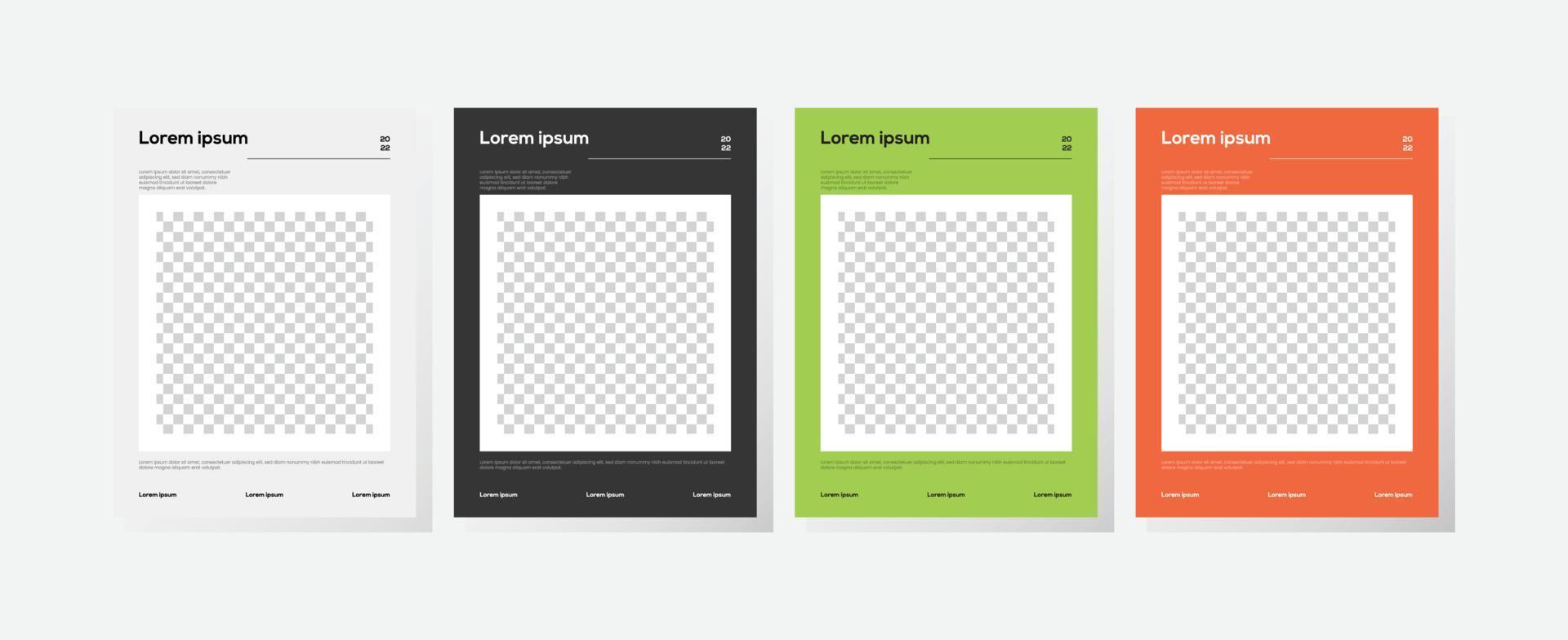 Poster Background Template vector
