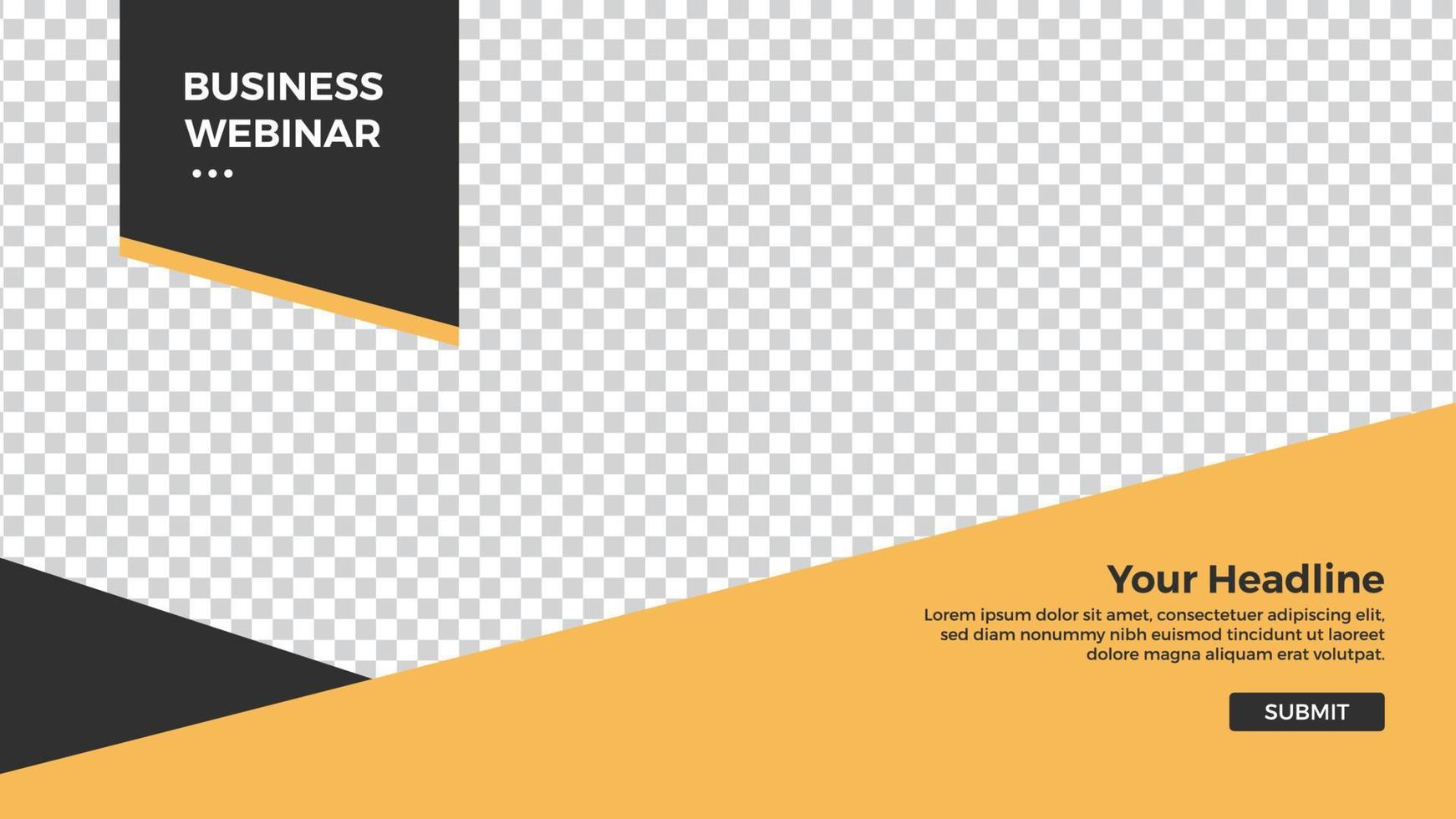 Webinar Background Design vector