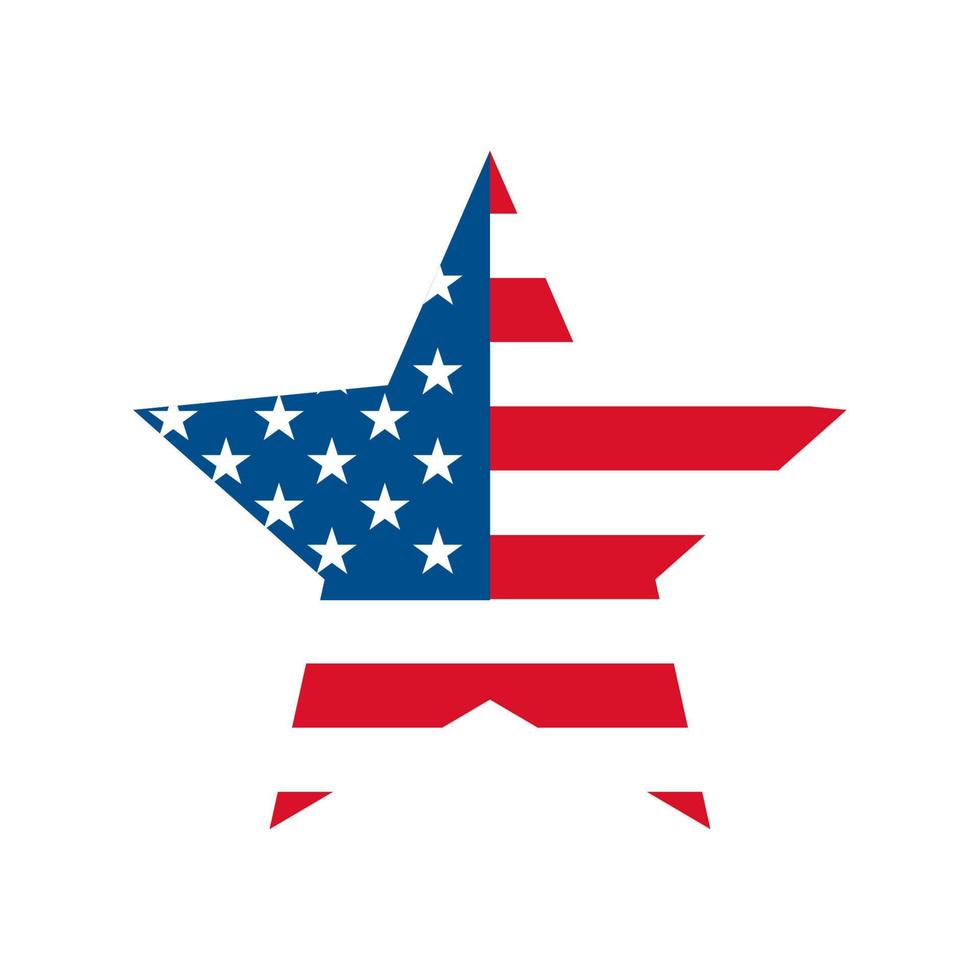 American vector icon illustration design