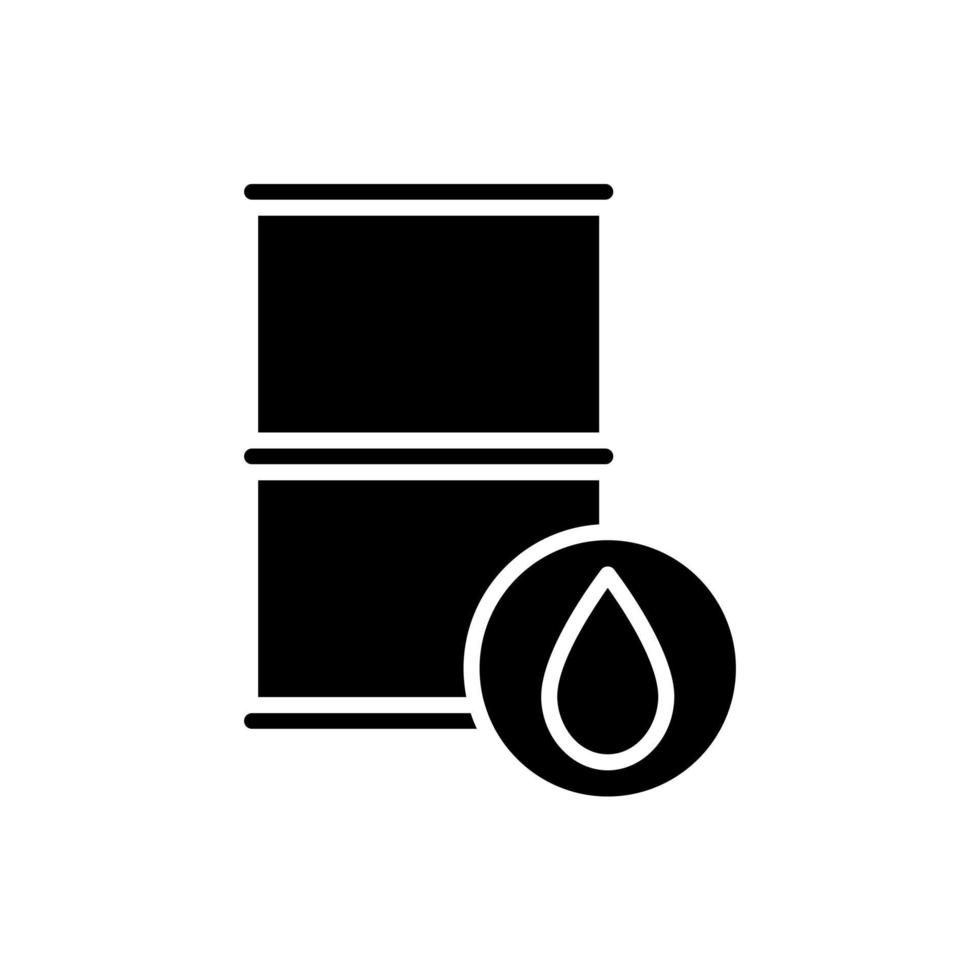 vector de icono de barril de petróleo