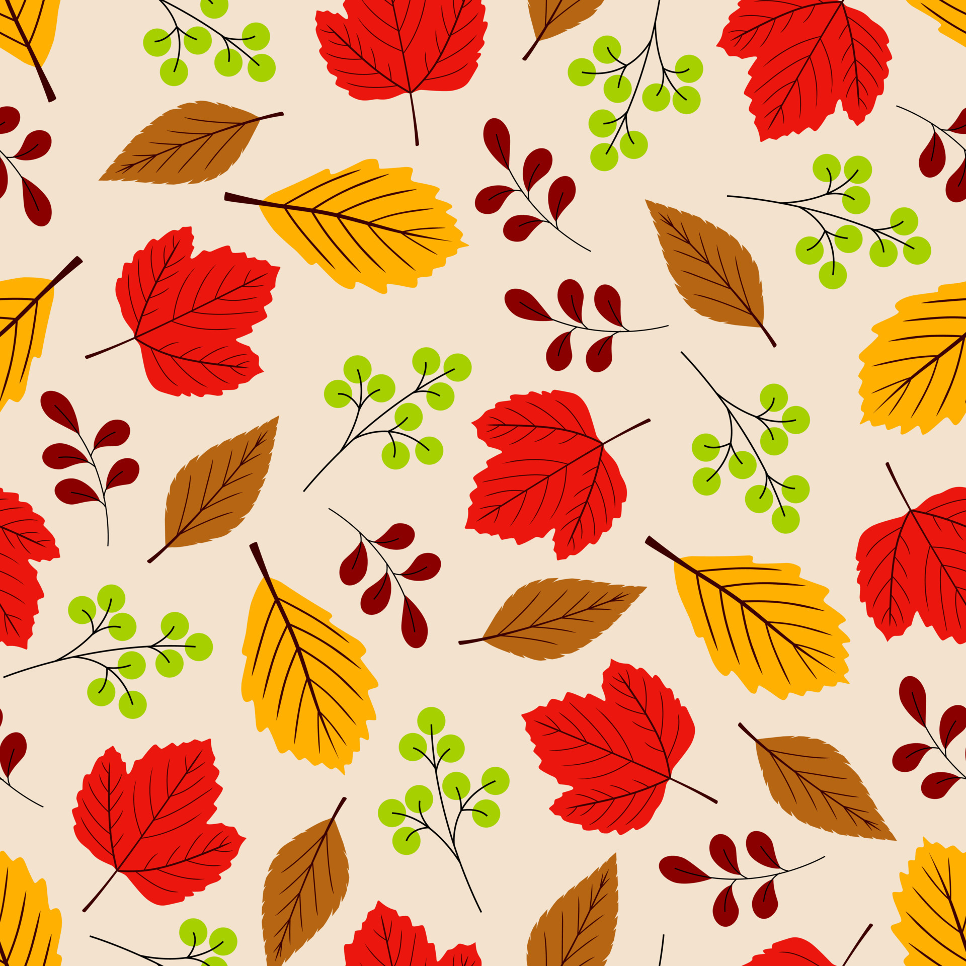 vector-seamless-pattern-with-autumn-leaves-seasonal-decorative-design