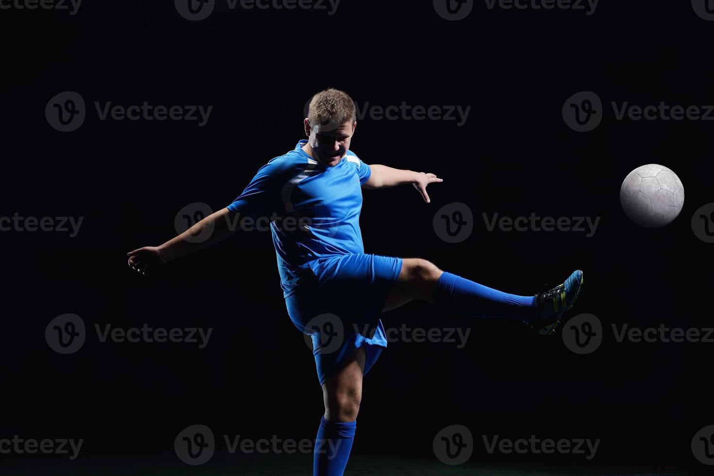 Soccer player view photo