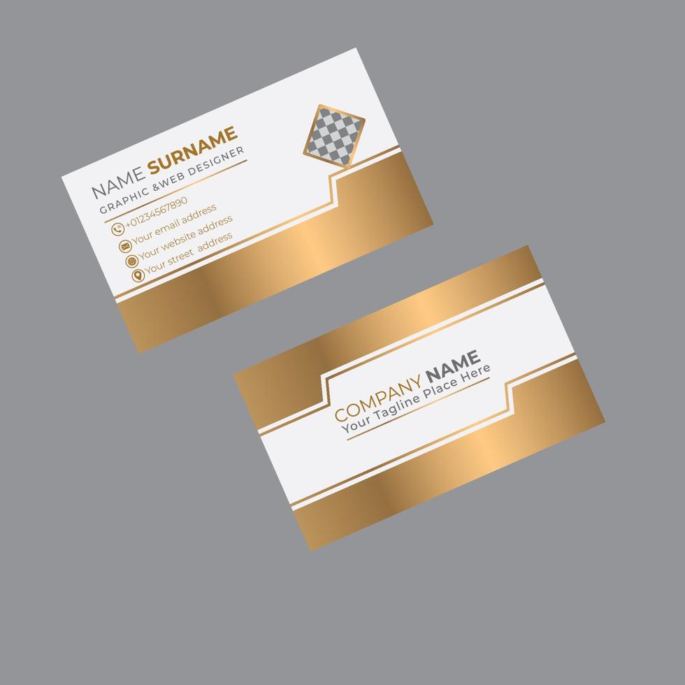 Business card design template vector