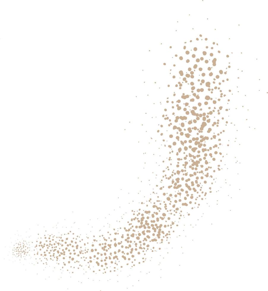 Abstract dots of different shapes. vector