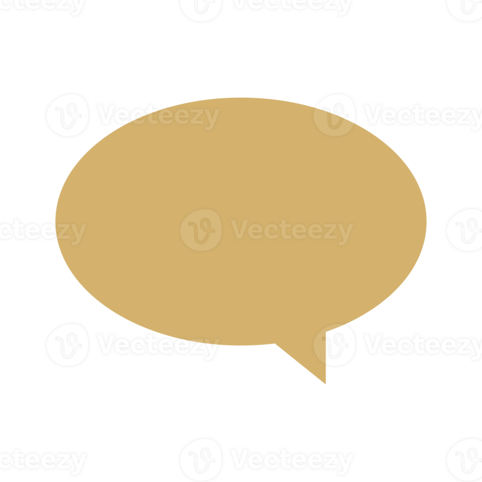 basic shape design element in golden color png