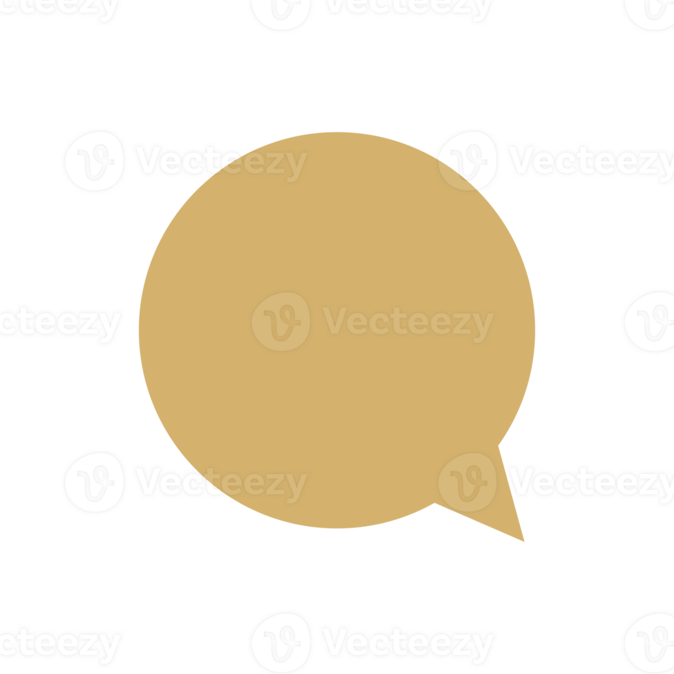 basic shape design element in golden color png