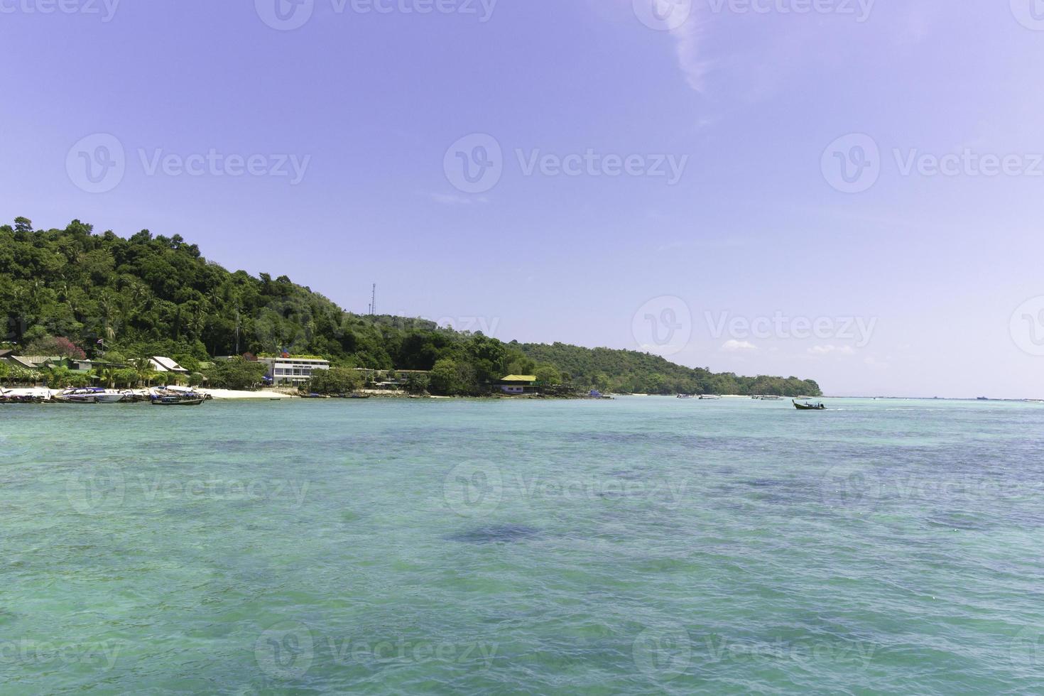 beautiful phi phi islands and andaman sea photo