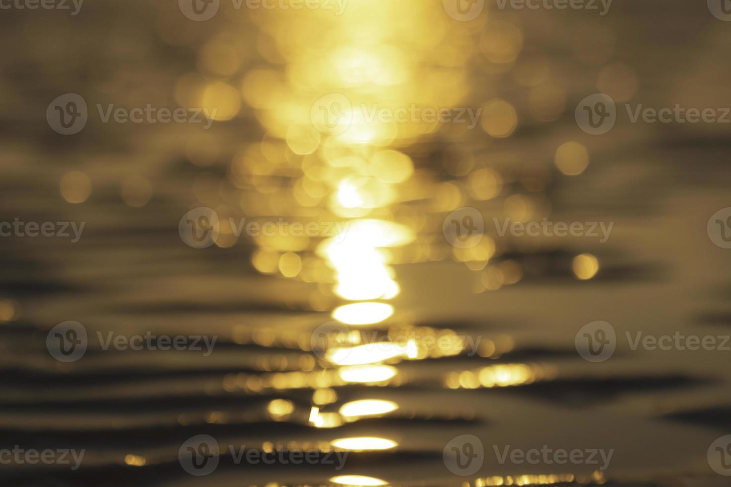 beautiful beach and sunset blurry background photo