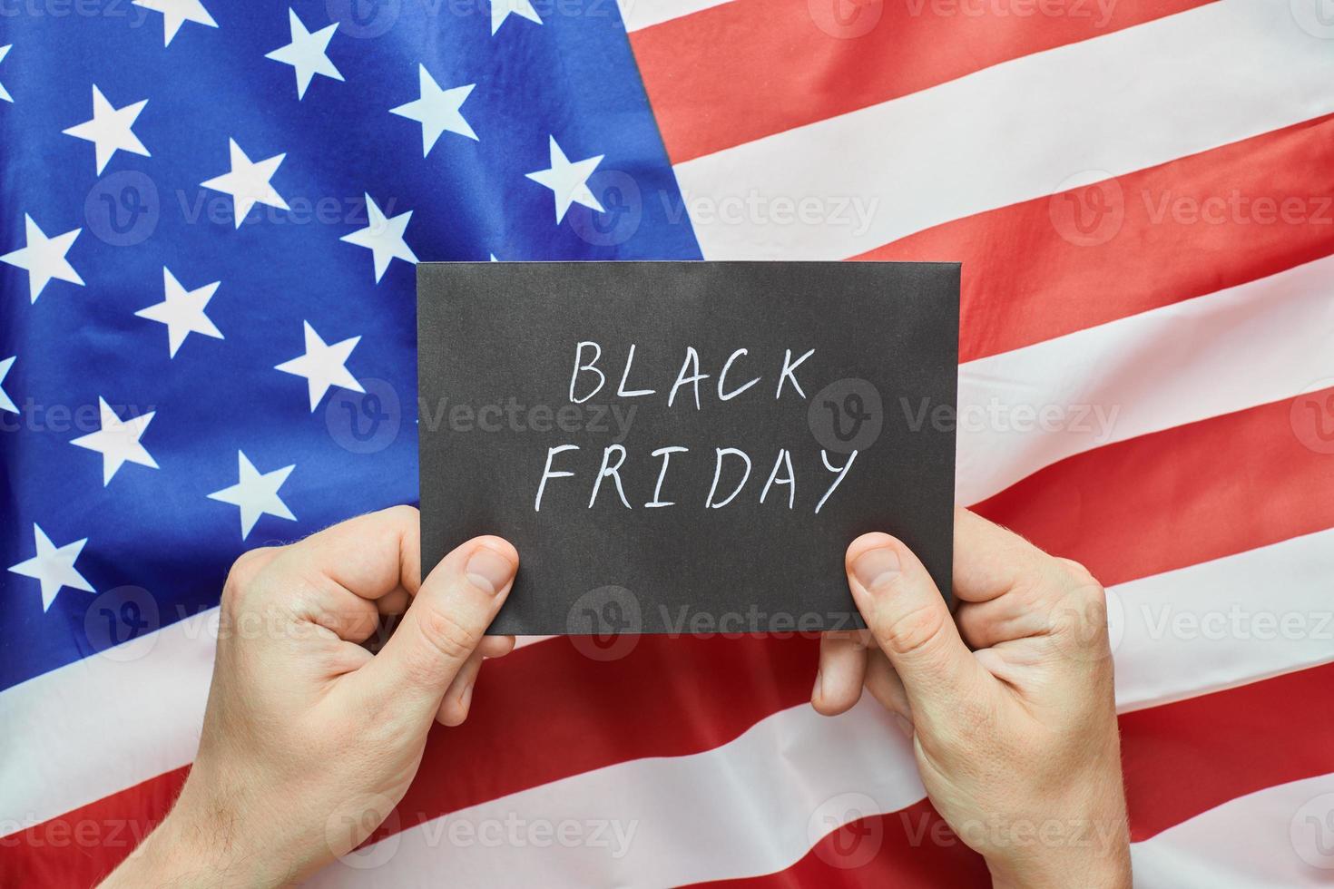 Black friday in USA concept photo