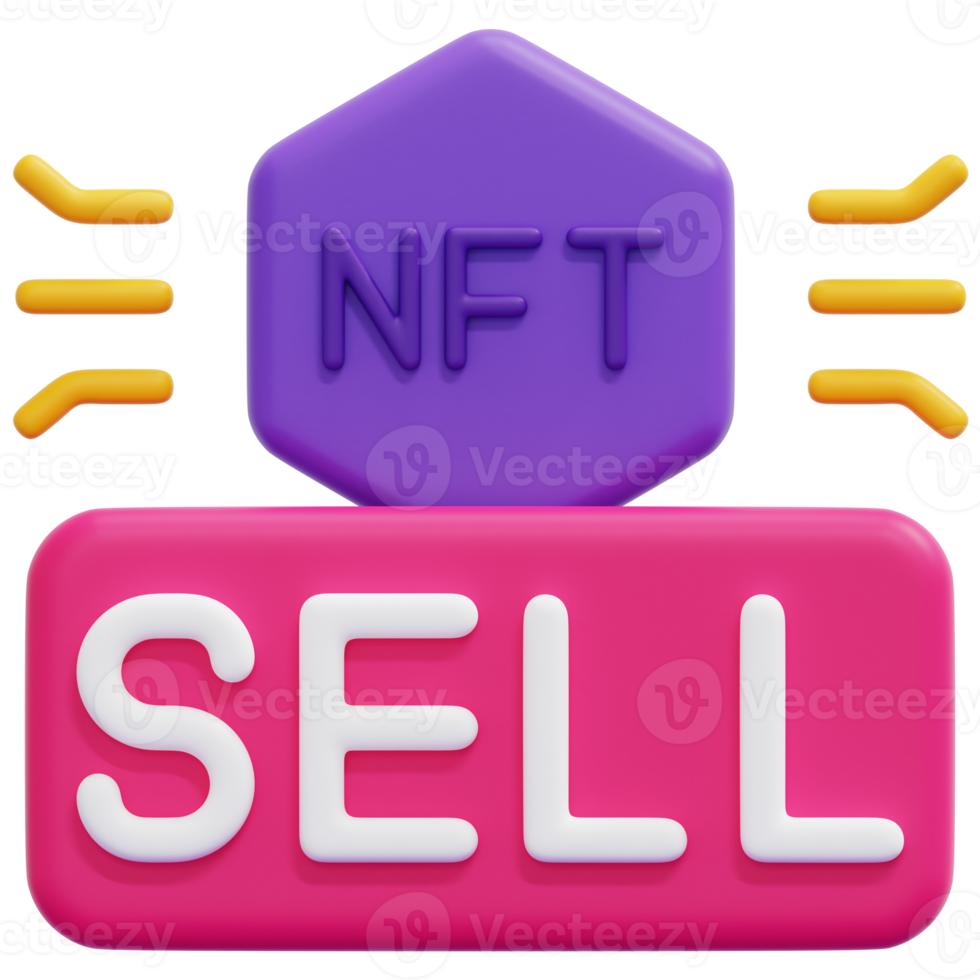sell 3d render icon illustration png
