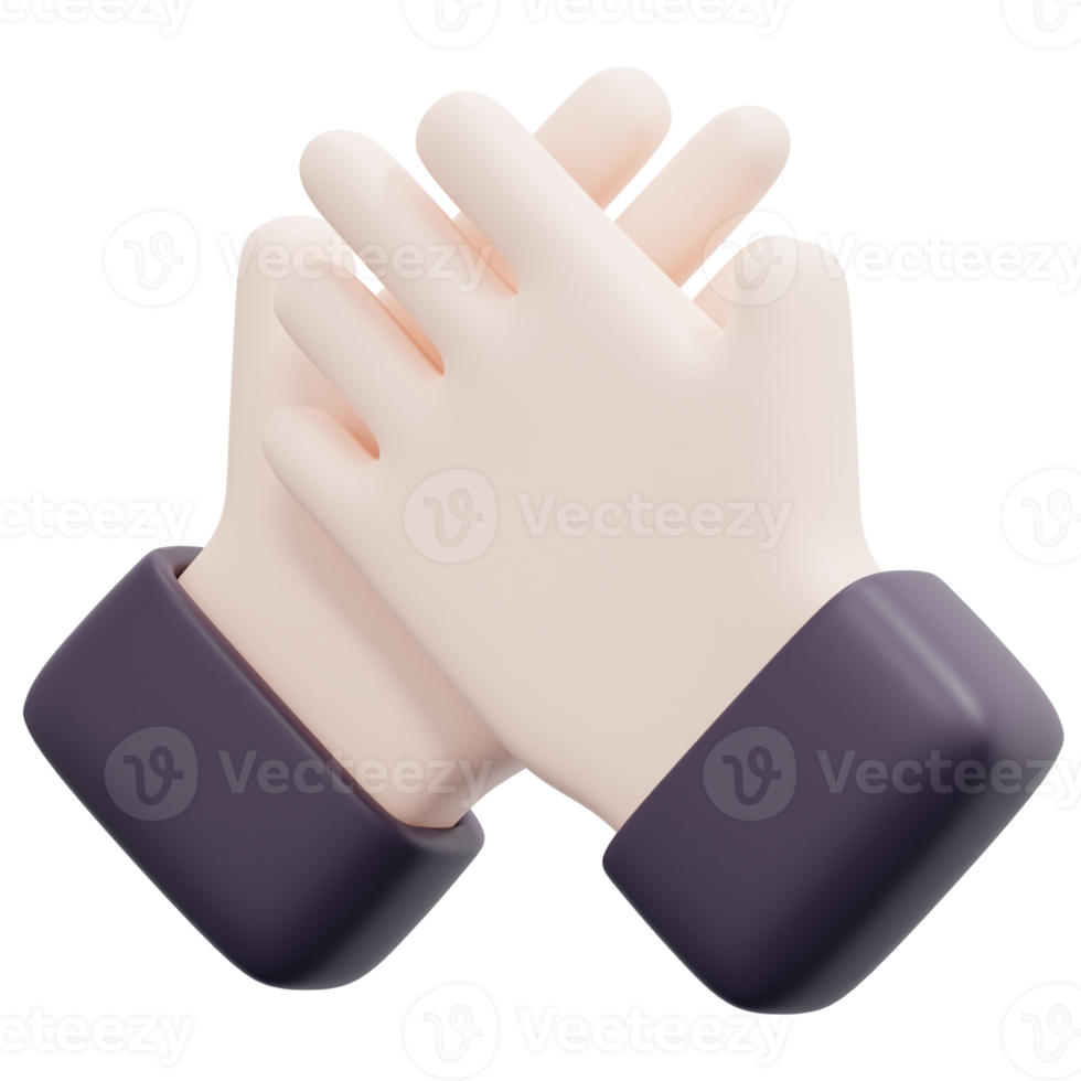 partner 3d render icon illustration png