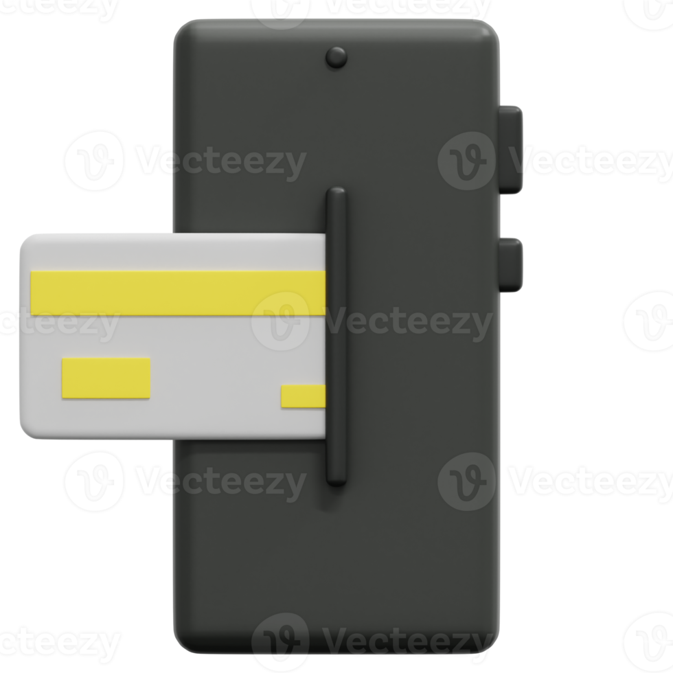 online payment 3d render icon illustration png
