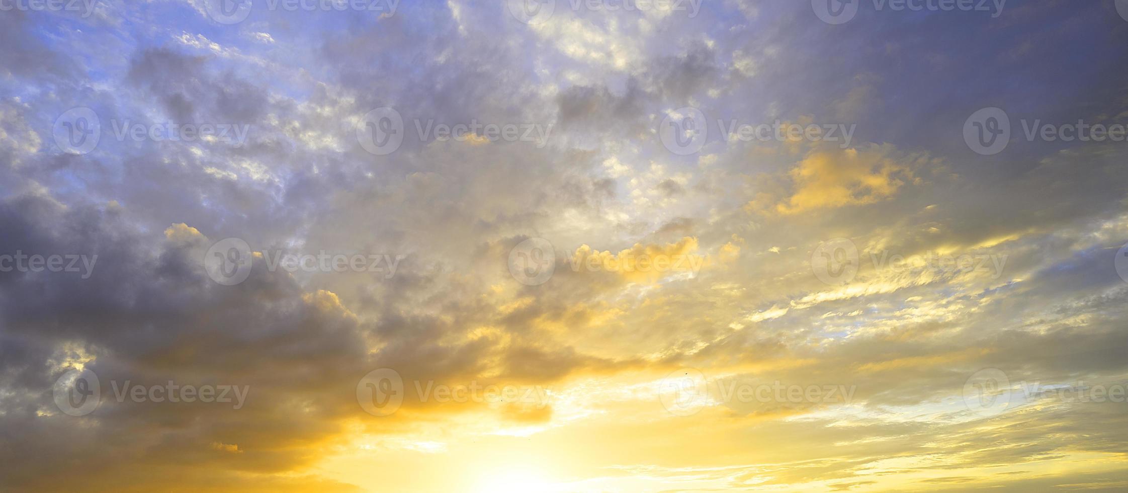 sky at sunrise summer nature background photo