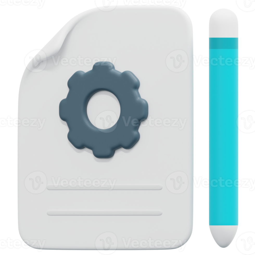 project 3d render icon illustration png