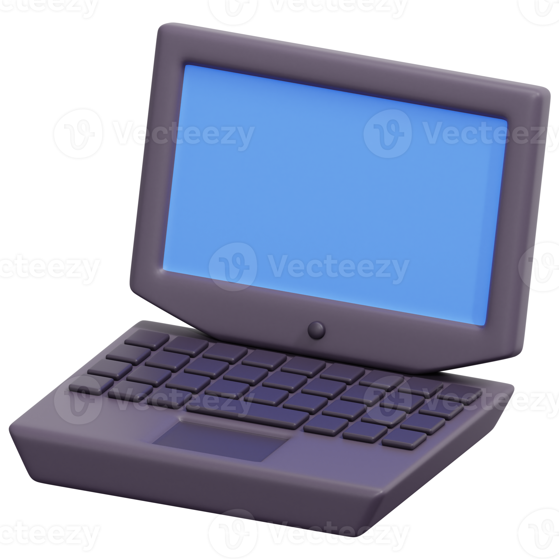 laptop computer 3d render icon illustration 11647963 PNG