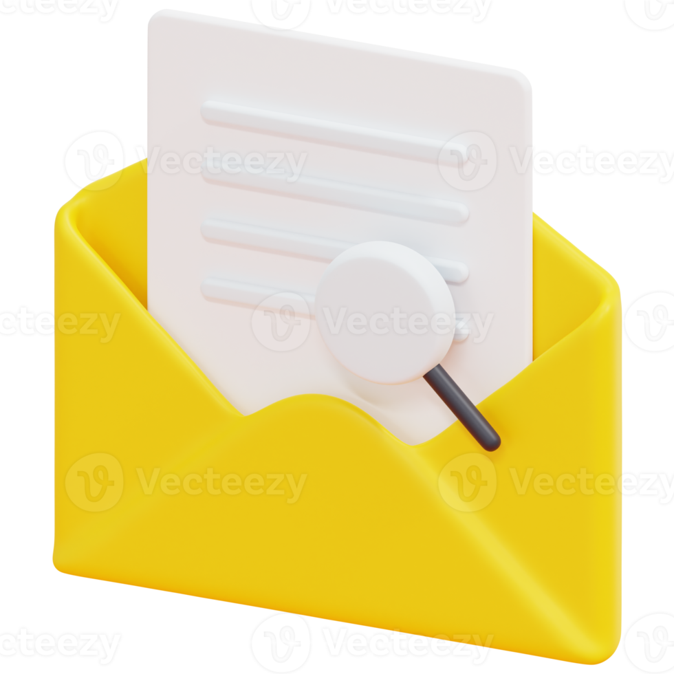 searching 3d render icon illustration png