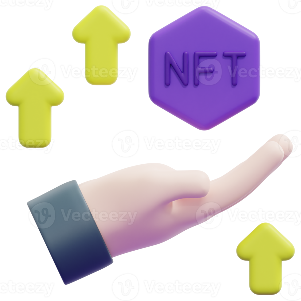 investment 3d render icon illustration png
