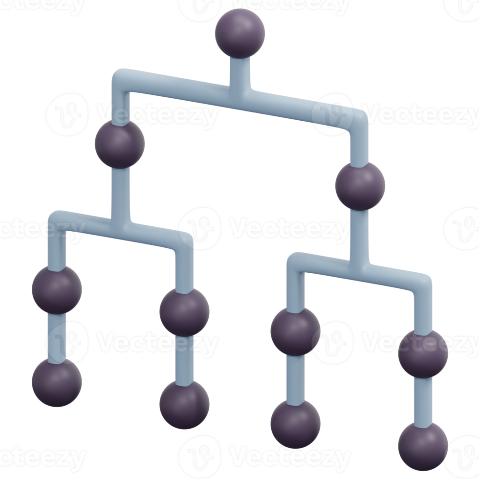 illustration de l'icône de rendu 3d de la structure png