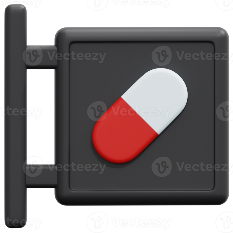 sign 3d render icon illustration png