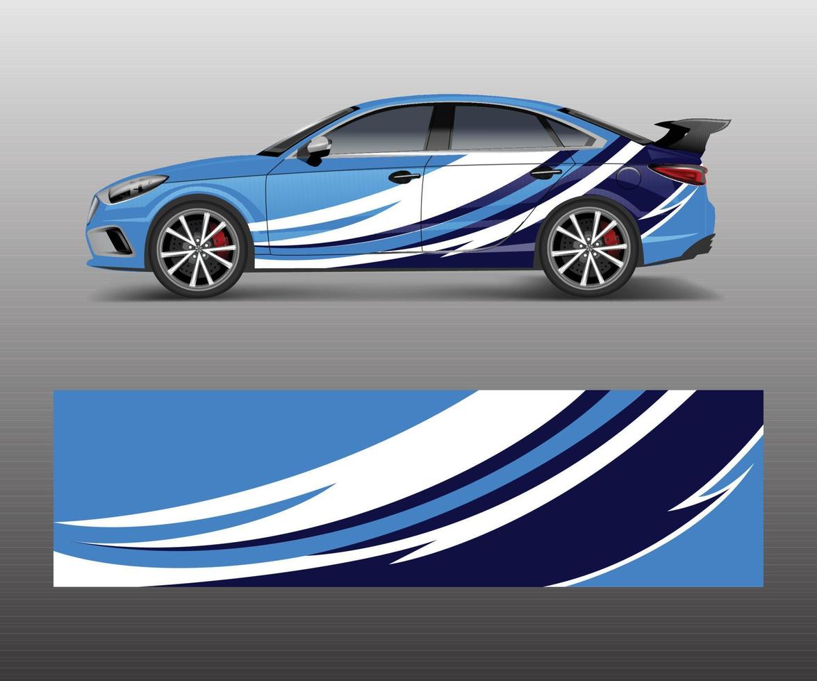 Sport car racing wrap design. vector design. abstract Racing graphic vector for sport car wrap design