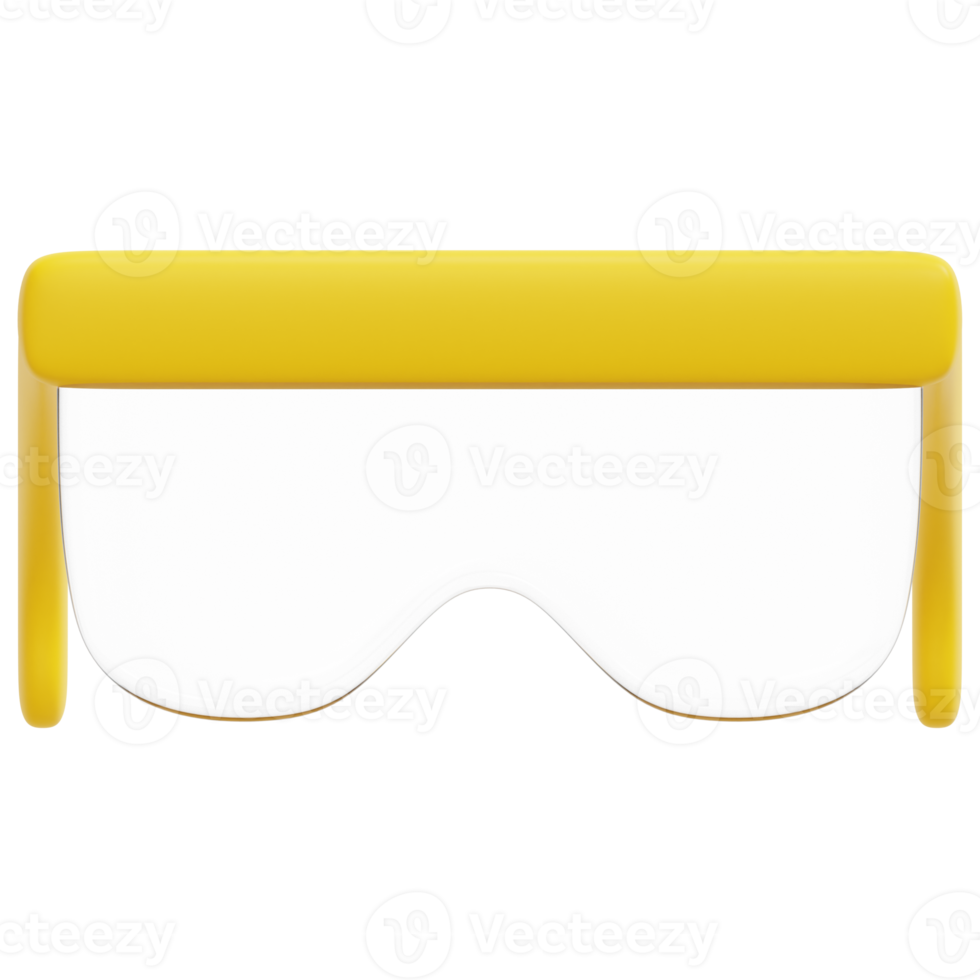 glasses 3d render icon illustration png