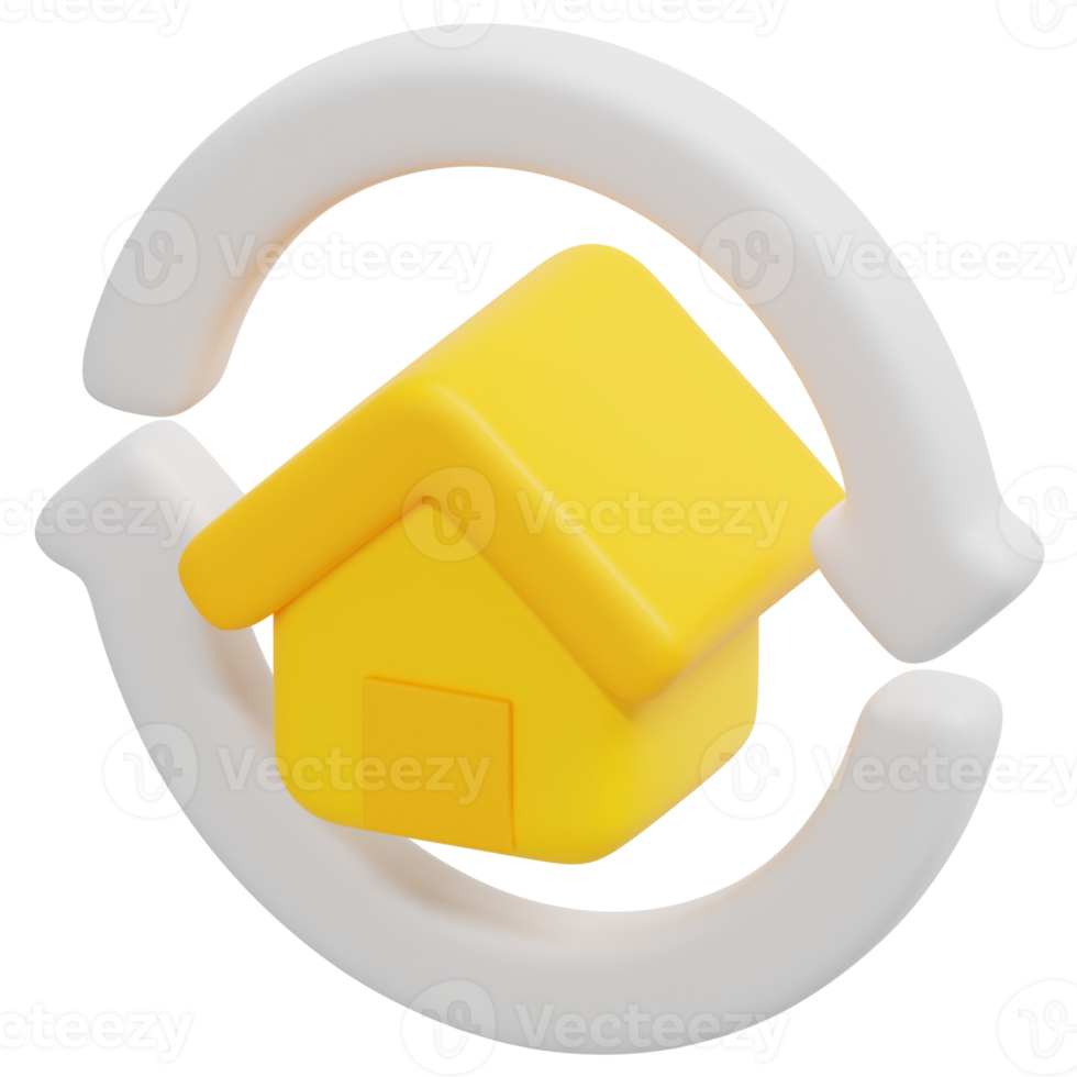 renovation 3d render icon illustration png