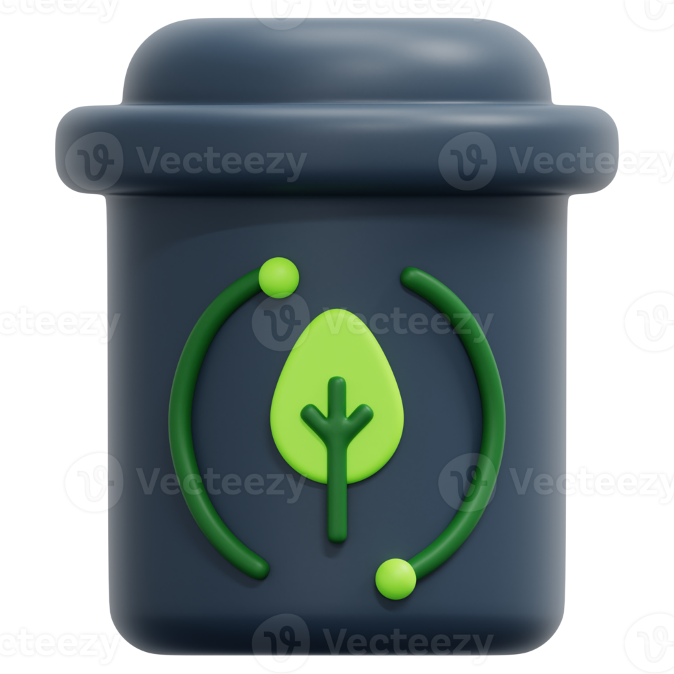 recyceln 3d-render-symbol-illustration png