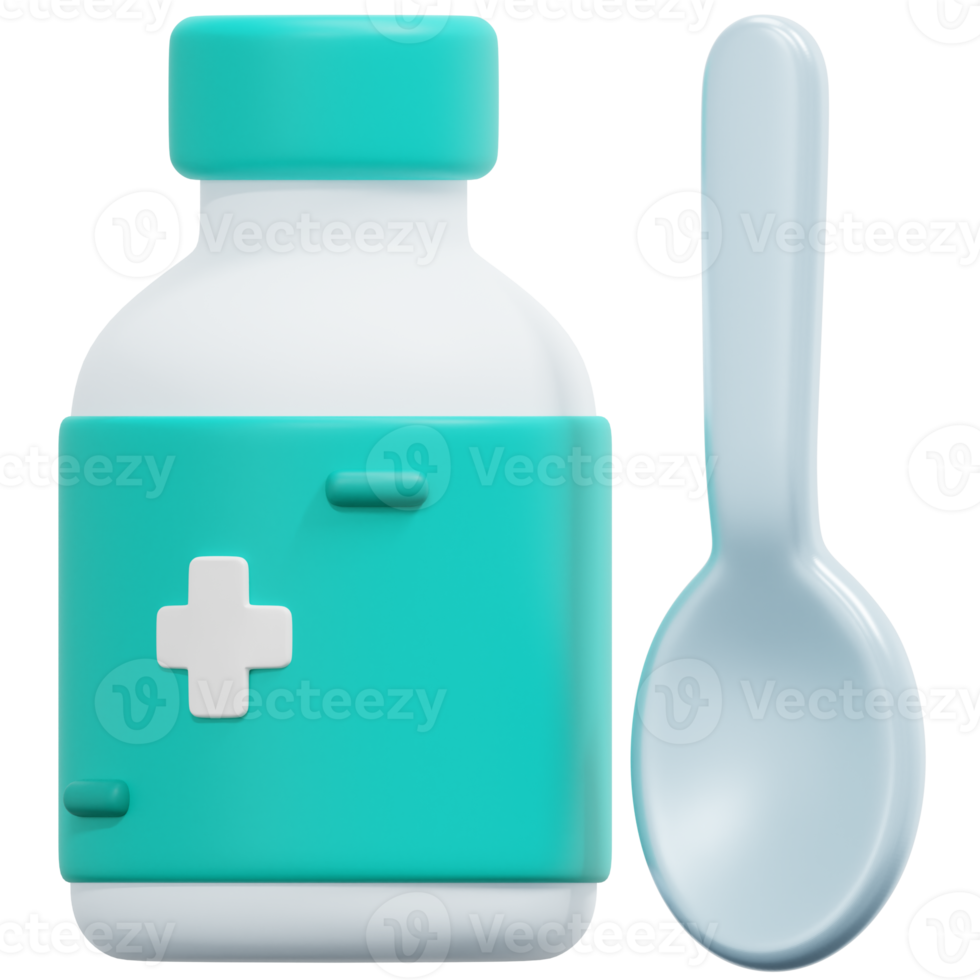 cough 3d render icon illustration png