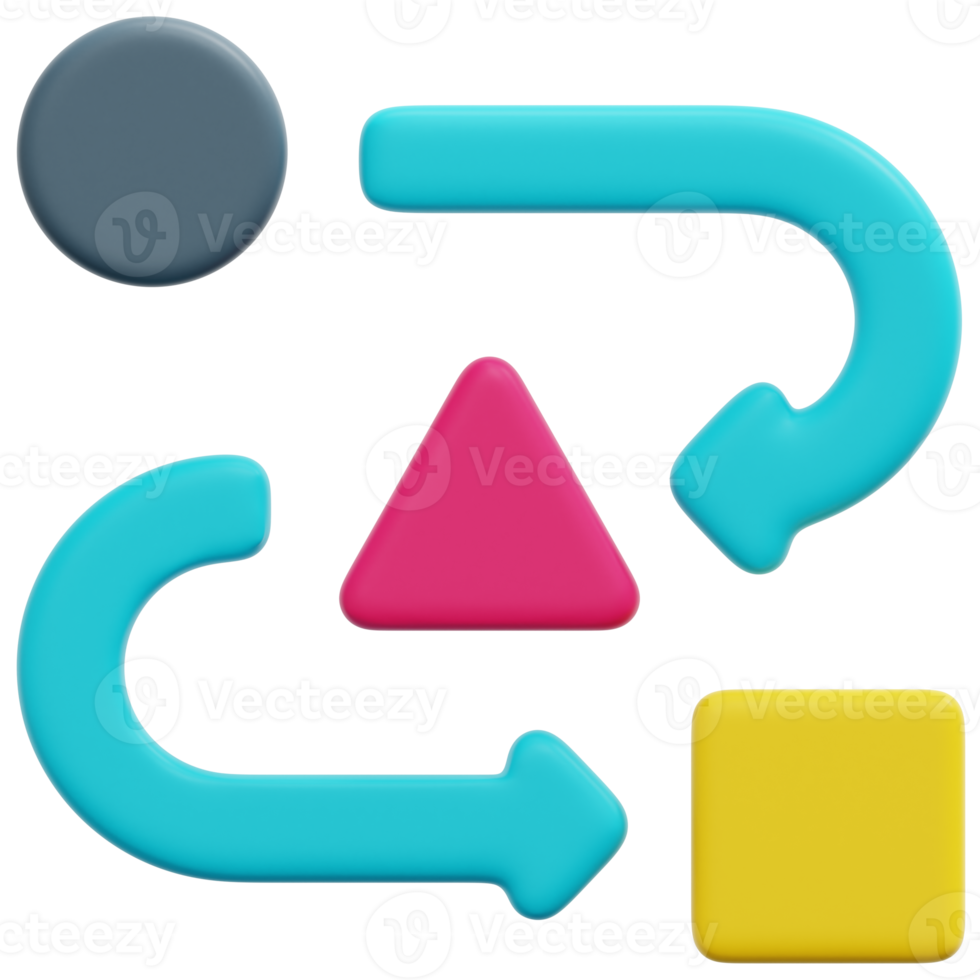 dependency 3d render icon illustration png
