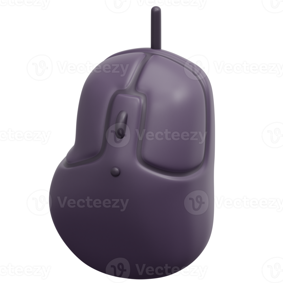 computer mouse 3d render icon illustration png