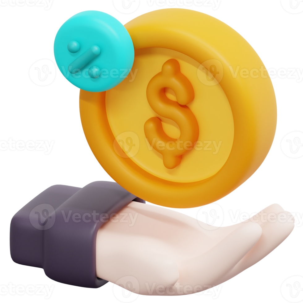 commission 3d render icon illustration png