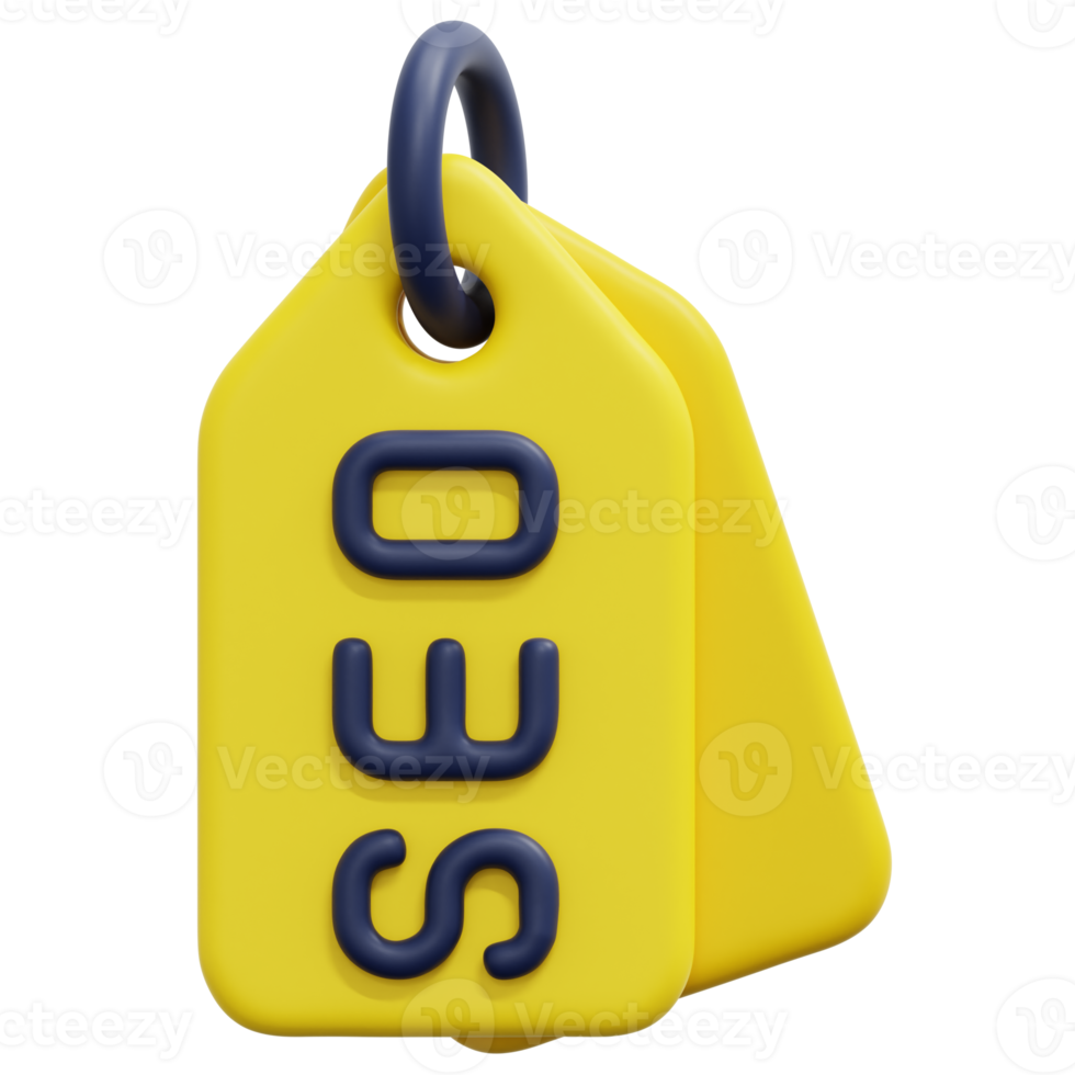 seo-tag 3d-render-symbol-illustration png