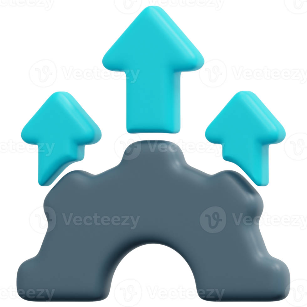 development 3d render icon illustration png