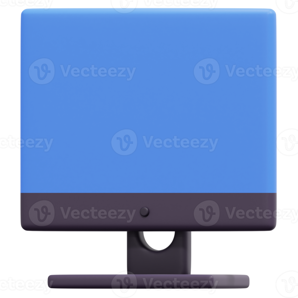 monitor 3d-render-symbol-illustration png