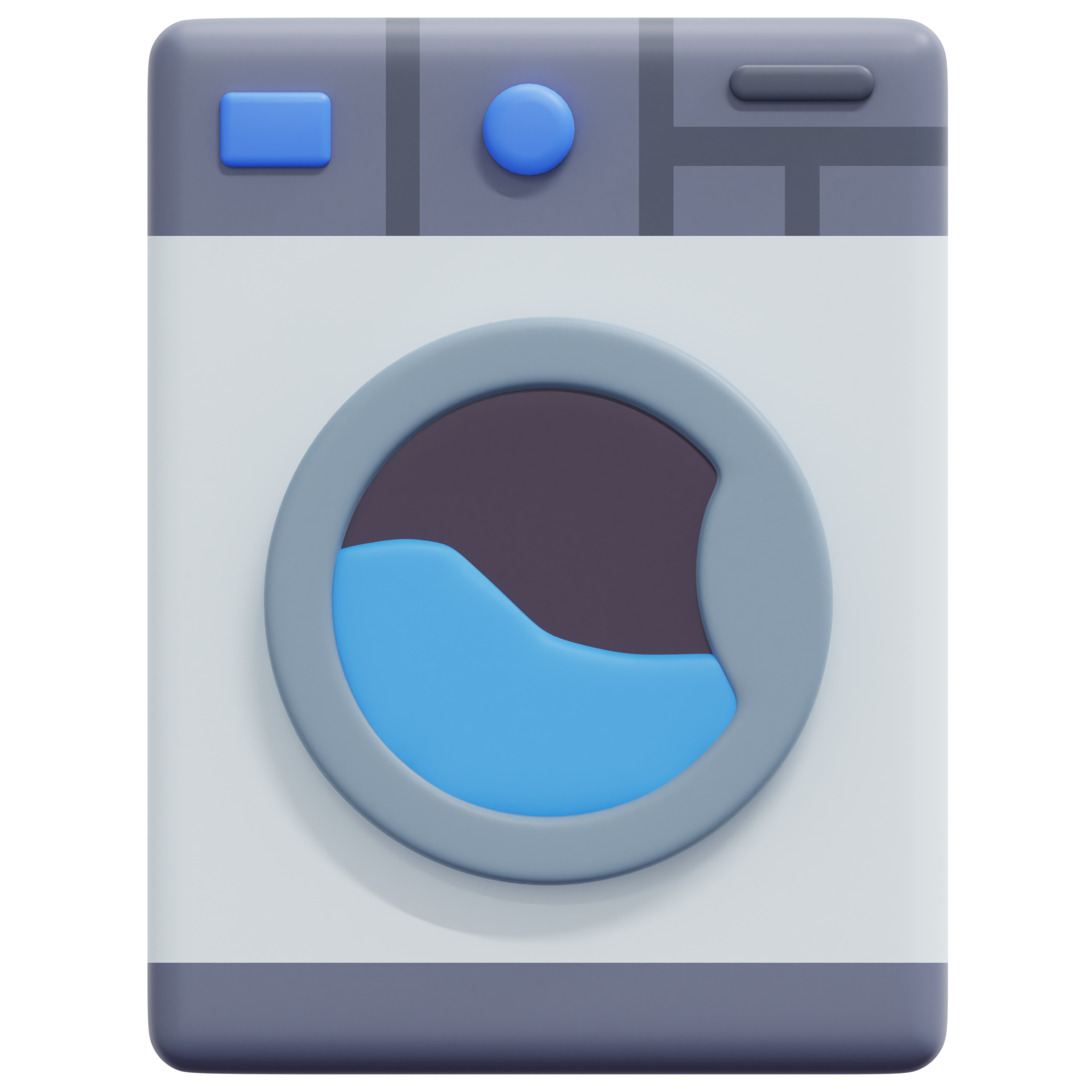 washing machine 3d render icon illustration 11650298 PNG