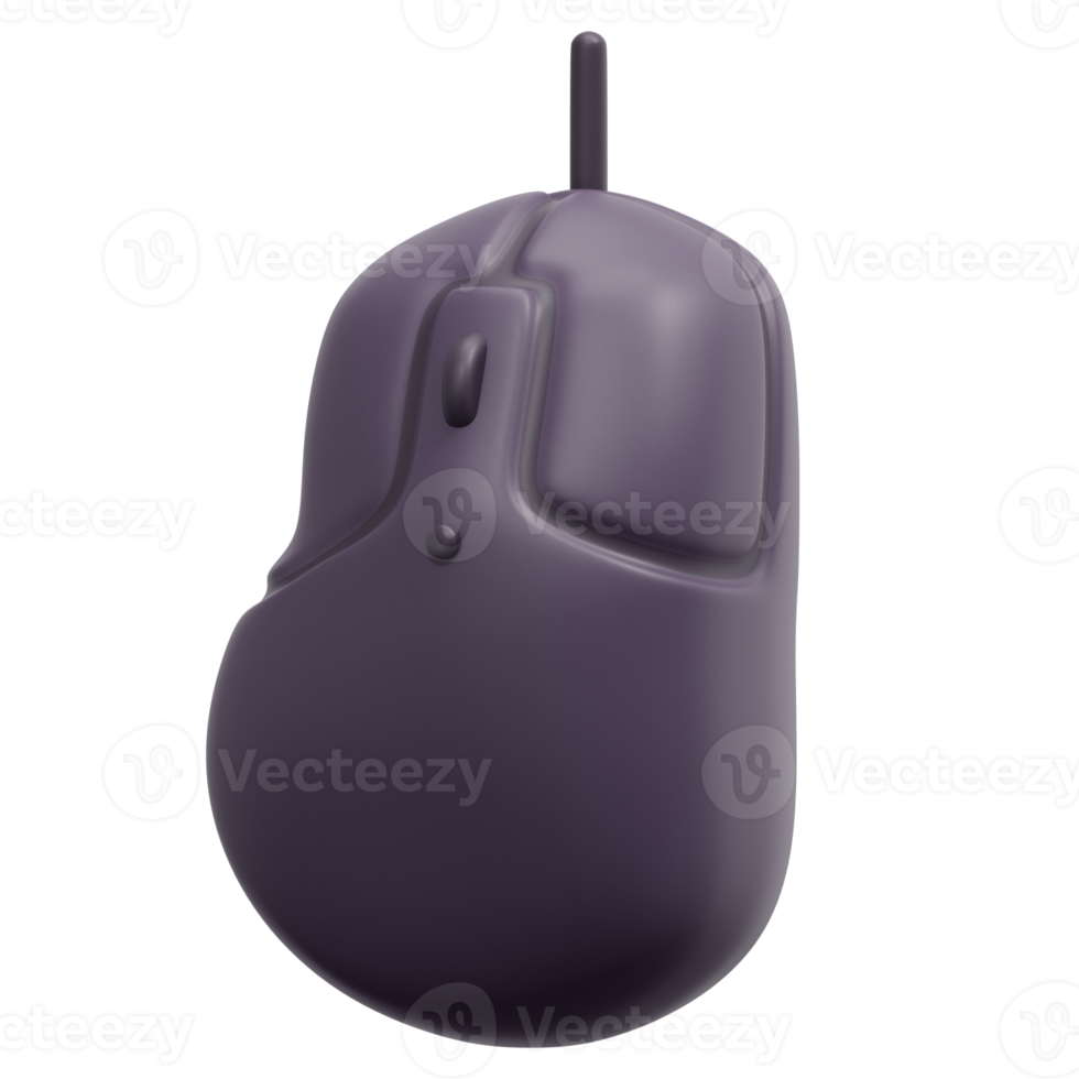 computer mouse 3d render icon illustration png
