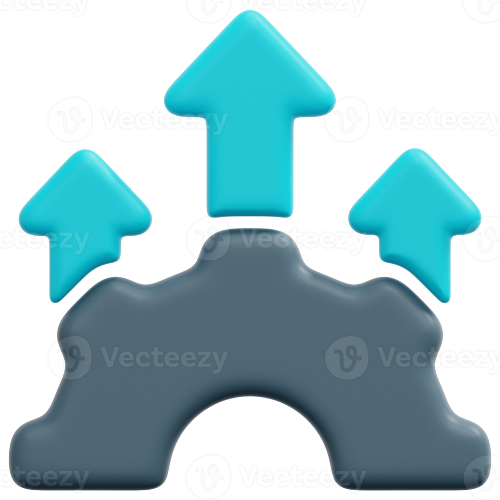 development 3d render icon illustration png