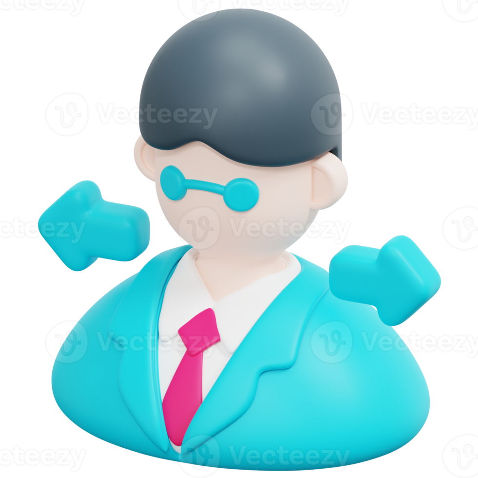 decision 3d render icon illustration png