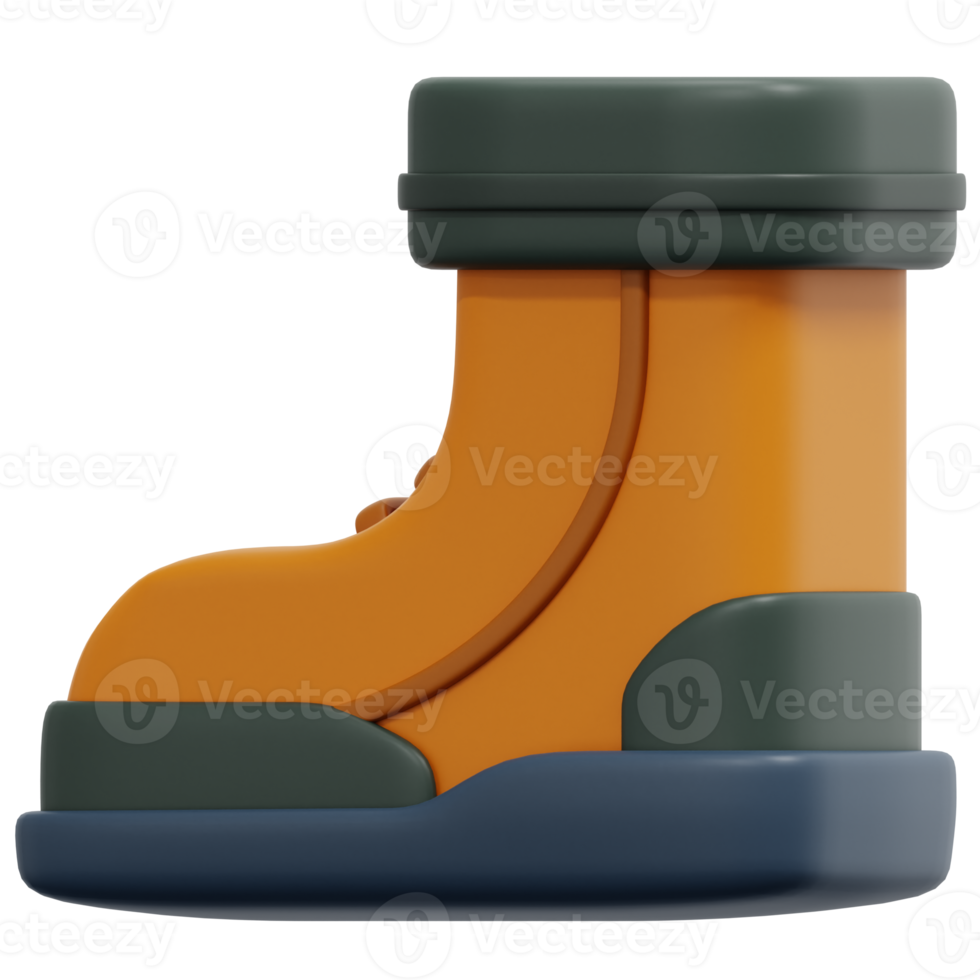 botas 3d render icono ilustración png