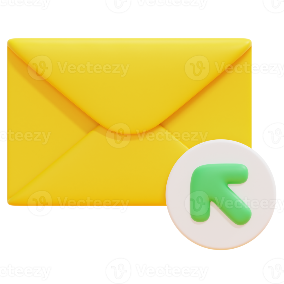 click 3d render icon illustration png