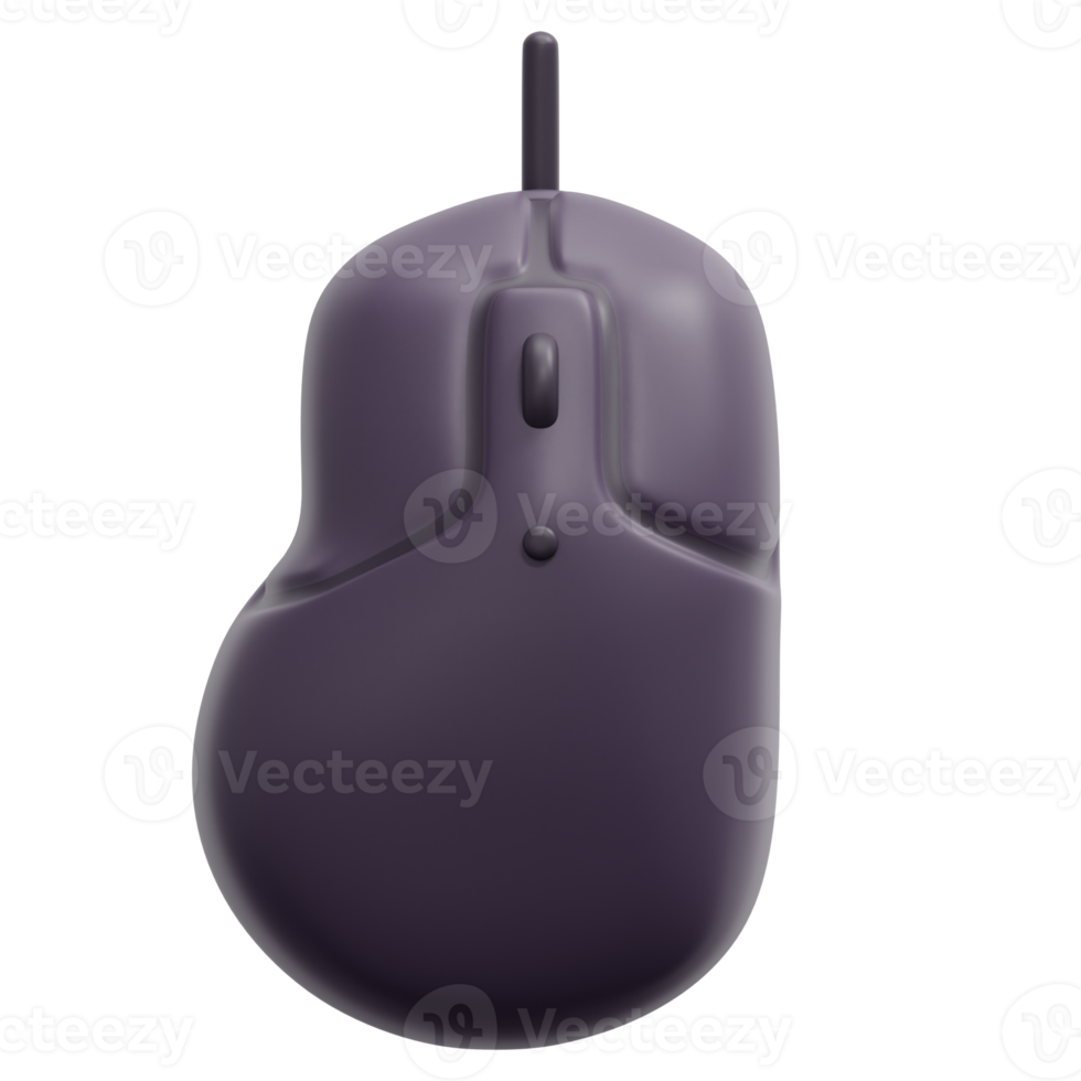 computermaus 3d-rendersymbolillustration png