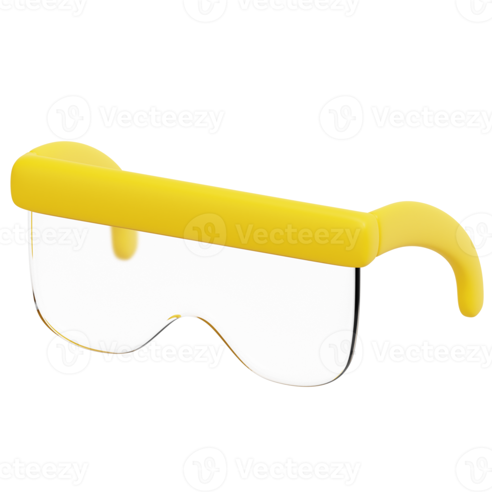 glasses 3d render icon illustration png