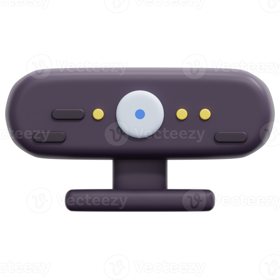 web cam 3d render icon illustration png