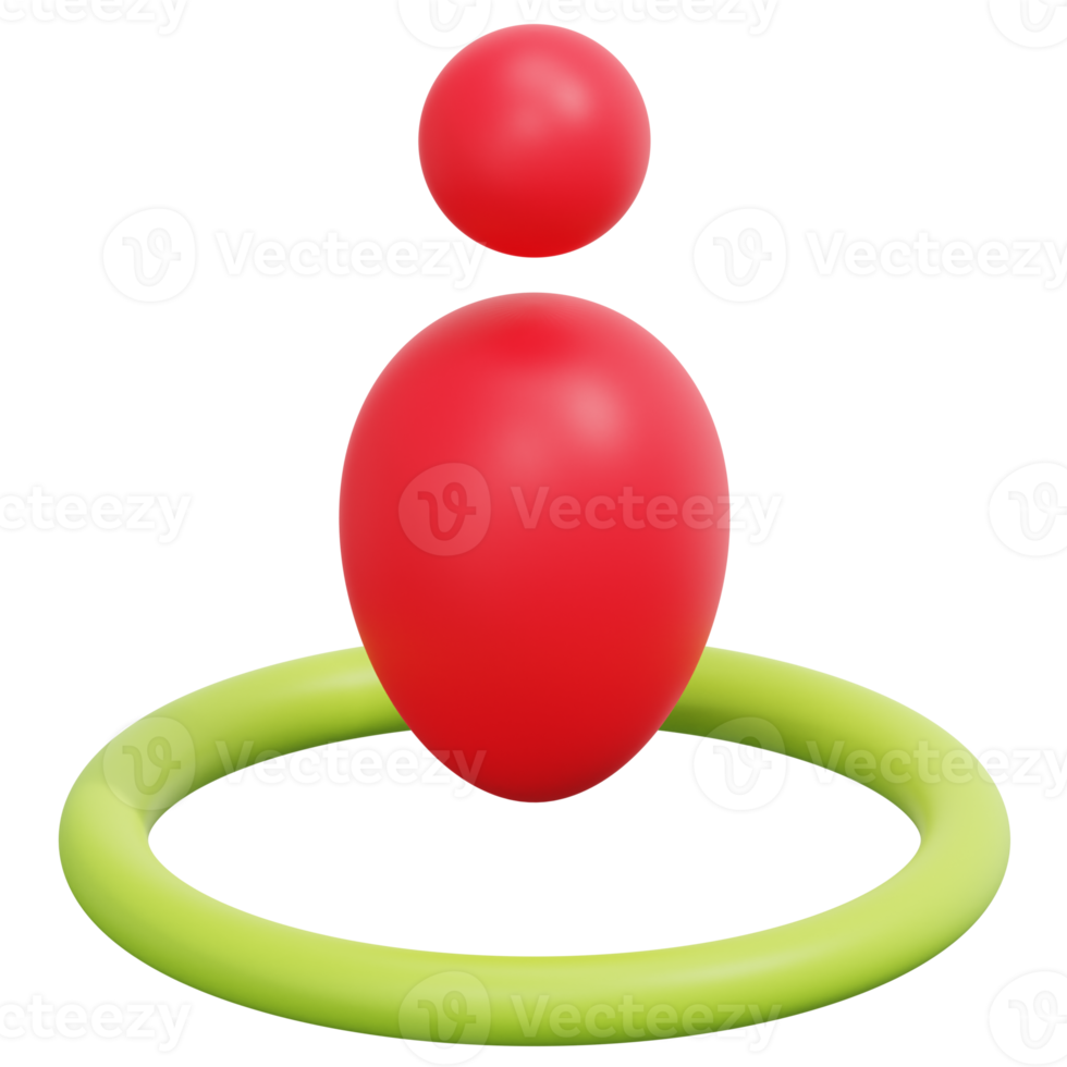 street view 3d render icon illustration png