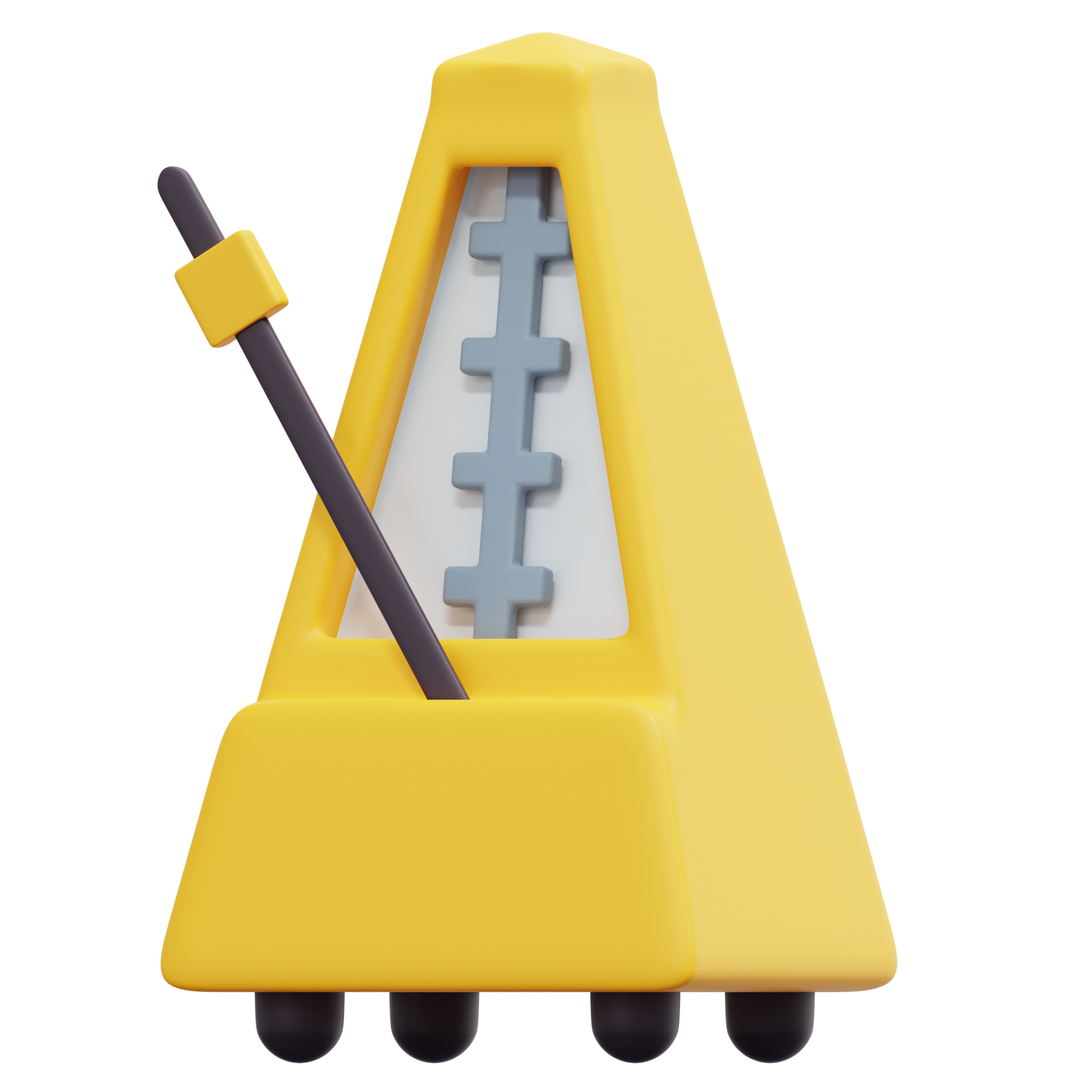 ilustração de ícone de renderização 3d do metrônomo 11650817 PNG
