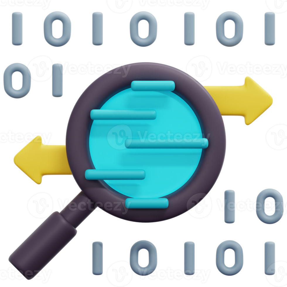 traffic analyse 3d render icon illustration png